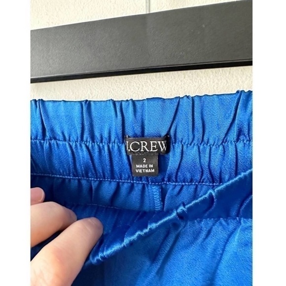 J.Crew Astrid Wide-Leg Luster Crepe Pant - Picture 3 of 6